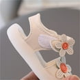 thumbnail image 6 of Otqutp Baby Girls Barefoot Sandals Closed Toe Rubber-Soled Cushioned Sandals for Kids Girls Breathable Cute Flowers Flats, 6 of 9