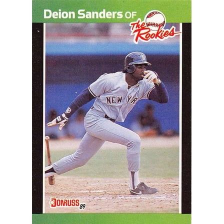MLB 1989 Donruss Baseball The Rookies Deion Sanders #6