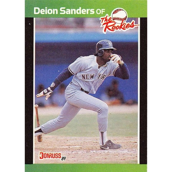 MLB 1989 Donruss Baseball The Rookies Deion Sanders #6
