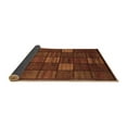 thumbnail image 2 of Ahgly Company Indoor Rectangle Checkered Brown Modern Area Rugs, 7' x 10', 2 of 4