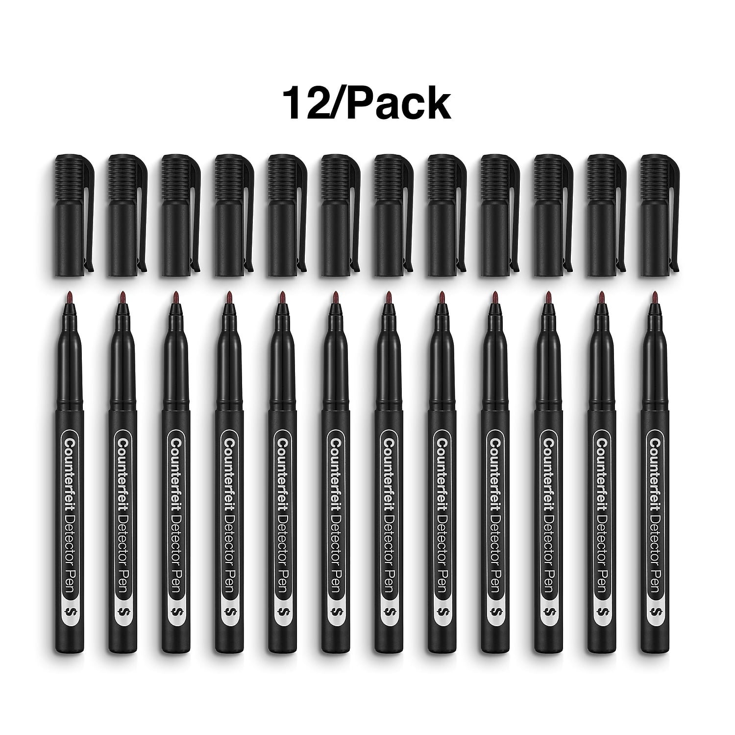 MyOfficeInnovations Counterfeit Pens Black 12/Pack (43373) 1128402