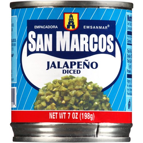 San Marcos Diced Jalapeno, 7 oz