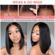 thumbnail image 4 of Peluca CHEETAHBEAUTY Wear And Go sin pegamento Bob de 25 cm de cabello humano, 4 of 8