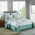 thumbnail image 4 of MarCielo 3 Piece Printed Quilt Set Lightweight Bedspread Set B027, 4 of 6
