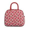 thumbnail image 2 of Lunch Bag Lunch Box for Women Reusable Insulated Lunch Bags,Water-Resistant Seamless Strawberry Cooler Lunch Tote Bag, Large Capacity for Work Travel Picnic, 2 of 6