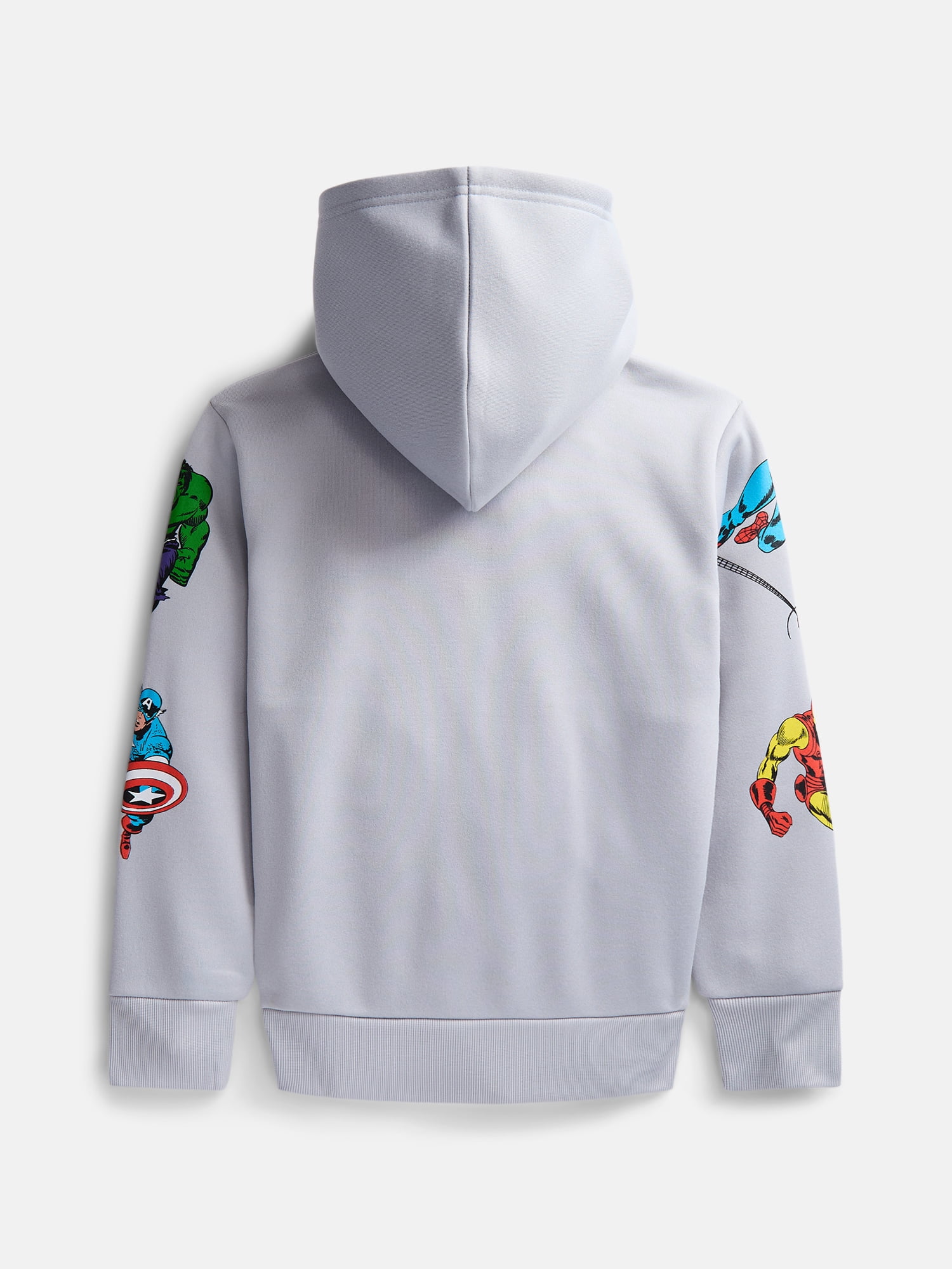 Marvel Heroes Little Boys and Big Boys Zipper Fleece Hoodie, Sizes 4-18