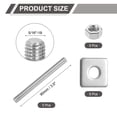 thumbnail image 2 of 5/16"-18 UNC Fully Threaded Rod, 5Pack 304 Stainless Steel 3.5" Screw with Washer, 2 of 7