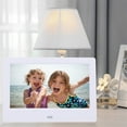 thumbnail image 2 of Digital Photo Frame, 7" HD Screen Digital Photo Frame, Stylish Design Electric Photo Album, Holiday Gift For Baby Albums, 2 of 8