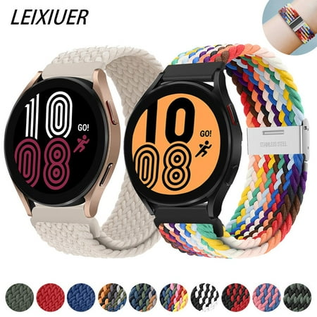 22mm Watch Bands Compatible for Samsung Galaxy Watch 3 45mm Band/Galaxy Watch 46mm/Gear S3 Frontier, Stretchy Adjustable Elastic Nylon Woven Loop Wristband for Men Women