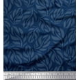 thumbnail image 1 of Soimoi Moss Georgette Fabric Leaves Shirting Print Fabric by Yard 42 Inch Wide, 1 of 1