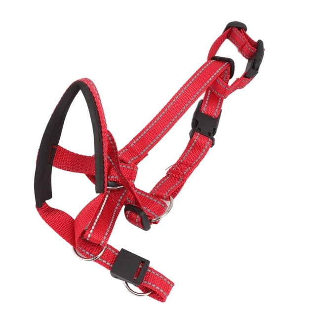 Collar Ajustable Para Cabeza de Perro, Bozal para Perro Con Banda Nasal Acolchada Para Perros Grandes, Pequeños Medios y Pequeños