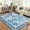 Blue hue, variant on Geetinfly Moroccan Trellis Area Rug for Living Room Washable Ultra-Thin SoFT Area Rugs Rugs 8x10 for Bedroom 8x10 Large Non-Slip Non Shedding Carpet for Dining Room Office