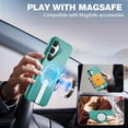 thumbnail image 3 of ExoGuard for Samsung Galaxy S25 Plus Case, Adjustable Metal Kickstand, Soft Skin-Friendly Silicone Cover, Anti-Scratch Microfiber Lining - Teal, 3 of 7
