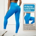 thumbnail image 3 of Anti Cellulite Leggings for Women Compression 3D High Waisted Butt Lifting Tummy Control Gym Workout Yoga Pants, 3 of 7