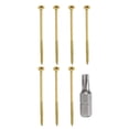 thumbnail image 1 of Uxcell 25 piezas Tornillos para Deck #10 x 5" Torx Tornillos de Madera Exterior con Bit de Manejo T25, 1 of 7