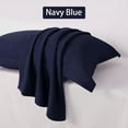thumbnail image 6 of Unique Bargains 2-Pack Envelope Closure Pillow Sham King Navy Blue, 6 of 8