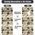 thumbnail image 2 of Dog Food Mat Absorbent Pet Feeding Mats Drying Mat for Food and Water Dog Accessories Pet Supplies 20''''x12'''', black-5, 2 of 6