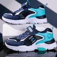 thumbnail image 4 of Eashi leisure trend single mesh double mesh leather breathable non slip light running shoes., 4 of 6