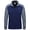 Navy, variant on Little Donkey Andy Men's Quick Dry Thermal Lightweight Running Jacket Full Zip Hybrid Warm Thumbholes Golf Track Jacket Black Heather S