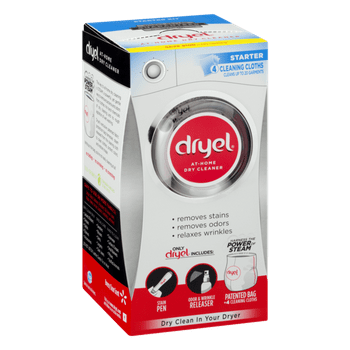 Dryel At Home Dry Cleaner Starter Kit with 4 Cleaning Cloths