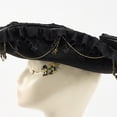 thumbnail image 4 of Jiibva Renaissance Pirate Hat with Lace Brim Steampunk Style Cap Halloween Costume Accessories for Pirates, 4 of 7