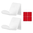thumbnail image 4 of serony 2 Pieces Headphone Rack Acrylic Material Save Space Controller Stand Easy to Install Professional Light Weight Headsets Stand White, 4 of 8