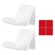 thumbnail image 1 of Naiovety Soporte para auriculares de 2 piezas, soporte de controlador estable de Material acrílico de primera calidad, soporte para auriculares Blanco, 1 of 6