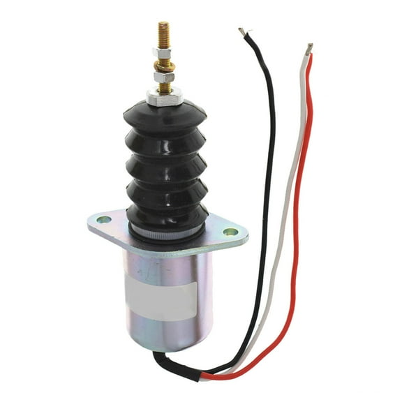 12V Fuel Shut Off Solenoid AM124379 Fit for John Deere 415 425 455 F915 F925 F935