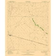 thumbnail image 3 of USGS 20x24 Black Modern Framed Museum Art Print Titled - Bowie Arizona Quad - USGS 1949, 3 of 5