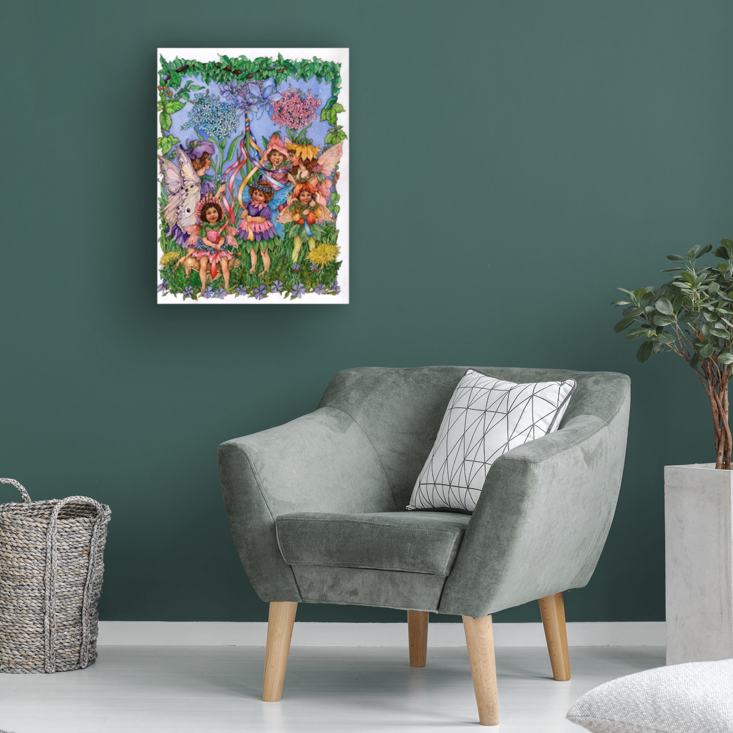 Wendy Edelson 'Farries' Canvas Art