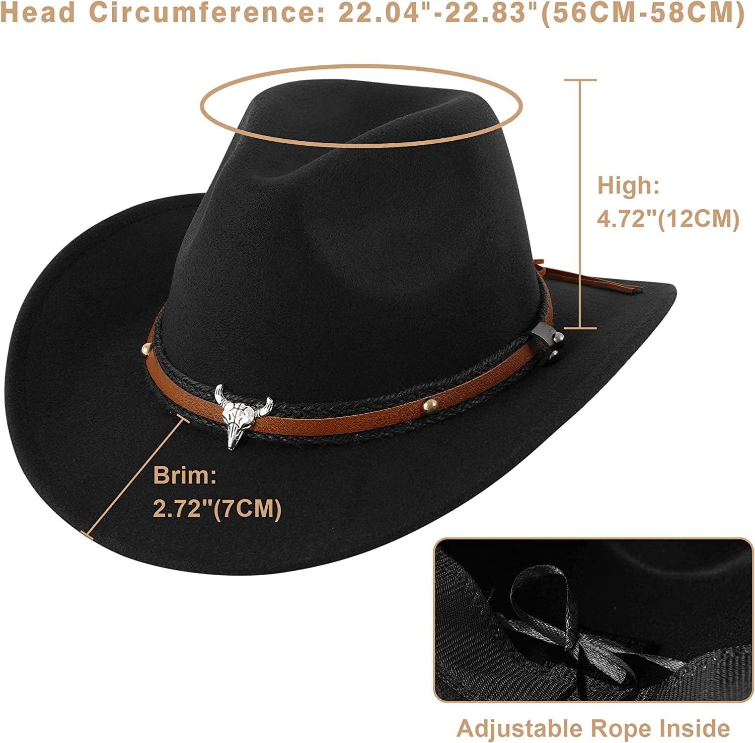 Custom Cowboy Hat Band Denim and Ore Pen wool- Let's Design Yours-Rodeochics Exclusive Custom Order-One of A Kind