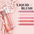 thumbnail image 4 of Aliver Liquid Blush, Soft Cream Face Blush,Natural Matte Finish Looking, Face Cream Blush Makeup Long-Lasting, Moisturizing Lightweight Blendable Feel - 1Pack, 4 of 10