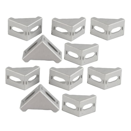 

Big sale 10pcs Aluminum Alloy L Shape Corner Bracket Right Angle Brace Fastener 28x28mm