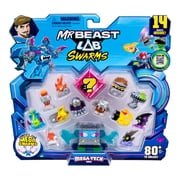 MrBeast Lab Swarms MEGA‑TECH Series: 14 Pack, Includes 13 Micro Beasts, 1 MEGA Swarm, Ages 5+