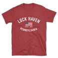 thumbnail image 1 of Lock Haven Pennsylvania Patriot Men's Cotton T-Shirt, 1 of 1