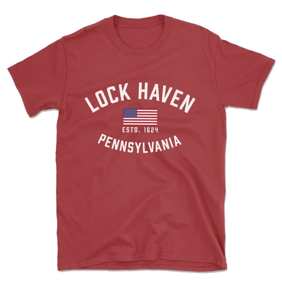 Lock Haven Pennsylvania Patriot Men's Cotton T-Shirt