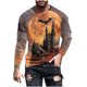 thumbnail image 1 of Blusas y camisas de manga larga y cuello redondo para hombre, camisetas casuales con estampado de moda y cuello redondo, blusas de licra de manga corta para hombre., 1 of 4