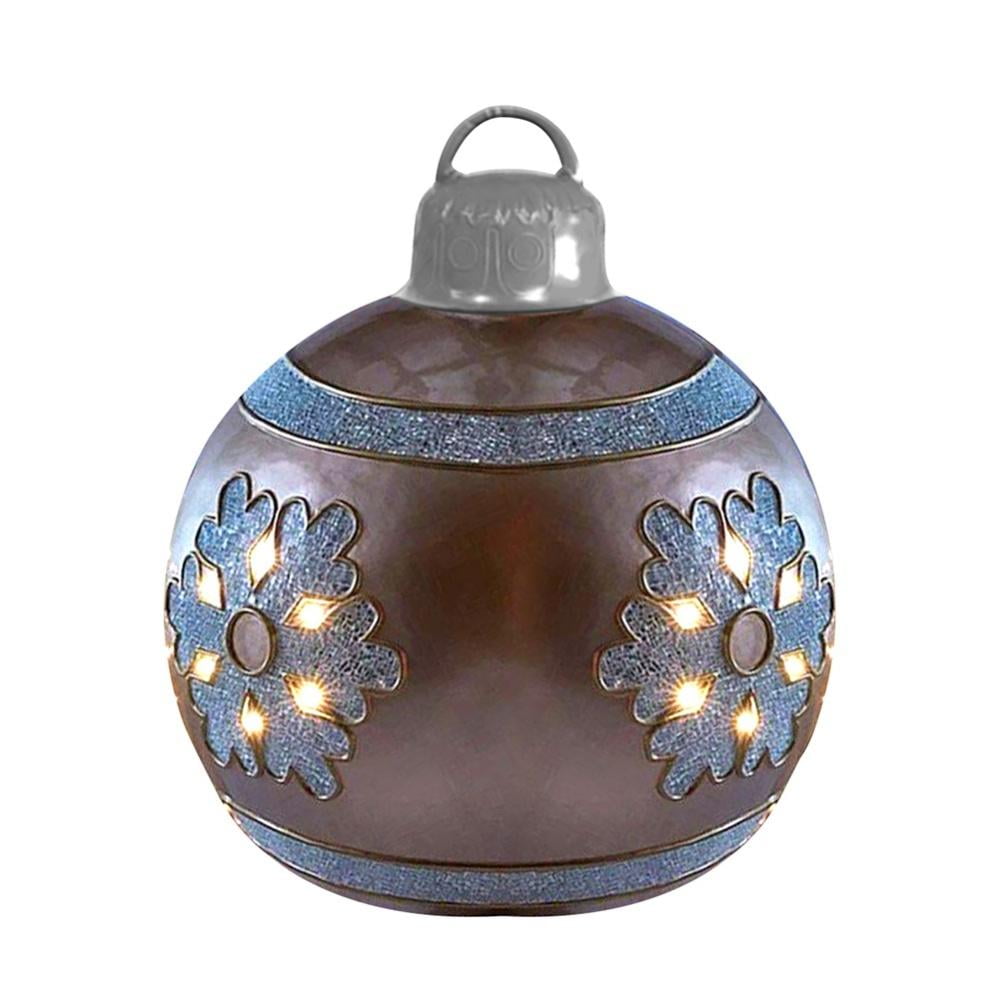 Giant Christmas PVC Inflatable Decorated Ball,23.6Inch Christmas