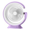 thumbnail image 1 of Puntoco Big G Ventilador giratorio de escritorio Moda y conveniente Silencio Ventilador de 3 velocidades Luz nocturna Mini ventilador de carga USB, 1 of 9