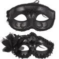 thumbnail image 1 of GOOHOCHY 2pcs pareja mascarada máscaras de halloween pareja mascarada máscaras suministros de fiesta, 1 of 8