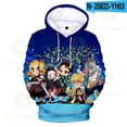 thumbnail image 3 of Kimetsu No Yaiba Anime 3D Sudadera con capucha Kochou Shinobu Cosplay disfraz Demon Slayer sudaderas hombres mujeres Rengoku Shinjurou sudaderas, 3 of 5