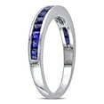 thumbnail image 3 of Everly Women's Sapphire Sterling Silver Wedding Ring, 3 of 7