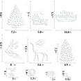 thumbnail image 5 of Dinohhi 192 Reusable Christmas Window Stickers, Christmas Window Decorations Electrostatic PVC Christmas Window Stickers, Snowflake Interior Christmas Decoration for Window Glass Door, 5 of 5