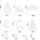 thumbnail image 3 of Vinilos navideños para ventanas TUNC decoraciones de nieve blanca, 3 of 4