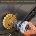 thumbnail image 4 of EIMELI X  Heavy Duty Rubber Eraser Wheel 4” Inch Pad   Adhesive Remover  Vinyl Decal  Graphics Removal Tool, 4 of 7