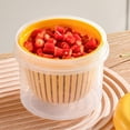 thumbnail image 2 of Airtight Stackable Food Storage Container with Drainage for Chopped Scallion Minced Garlic and Fruit Preservation, 2 of 5