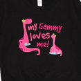 thumbnail image 3 of Inktastic My Gammy Loves Me Girl Dinosaur Toddler Sweatshirt, 3 of 4