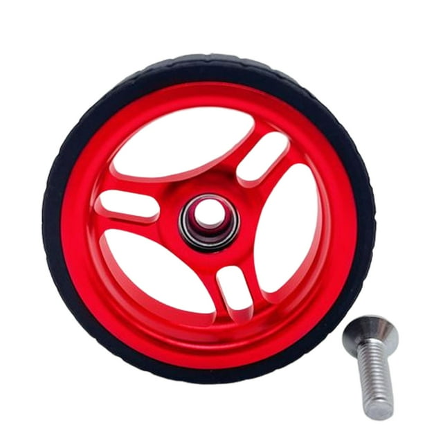 Bicicleta plegable de aleación de aluminio Reemplazo de pias de reparación selladas rojo kusrkot Rueda fácil de bicicleta plegable