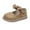 Khaki, variant on Huowey Kids Girls Sandals Shoes Everyday Wear Comfortable Outdoor Footwear For Kids 1-6 Breathable Footwear, 4.5-5 Years