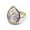 Amethyst, variant on 1pc Teardrop Chakra Faceted Crystal Ring Gemstone Water Drop Quartz Jewerly Gift